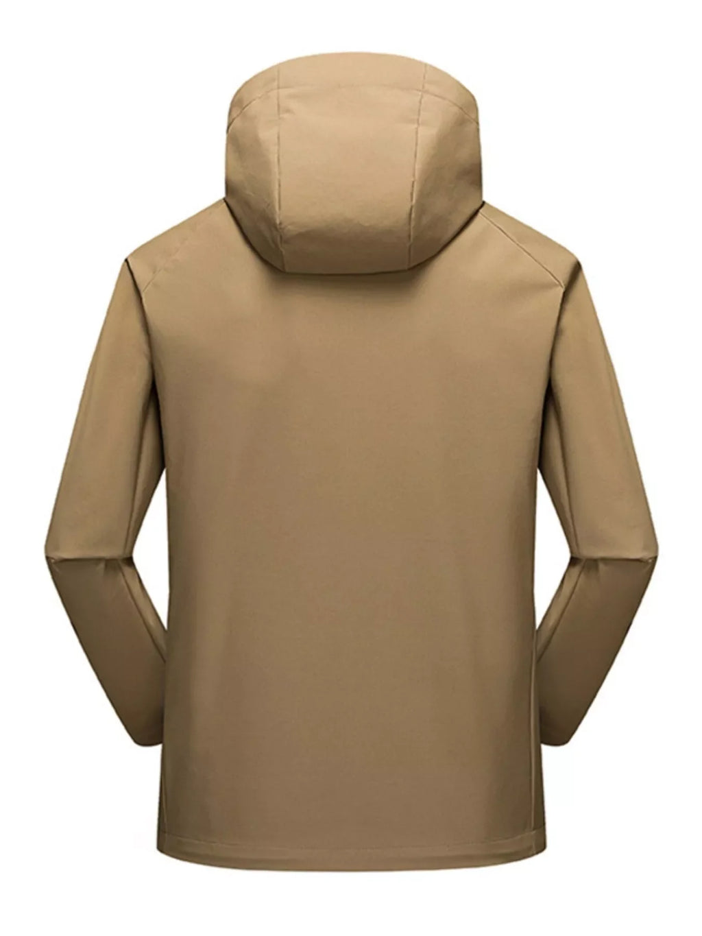Men's Full Size Lightweight Hooded Windproof Outdoor Jacket Plus Size