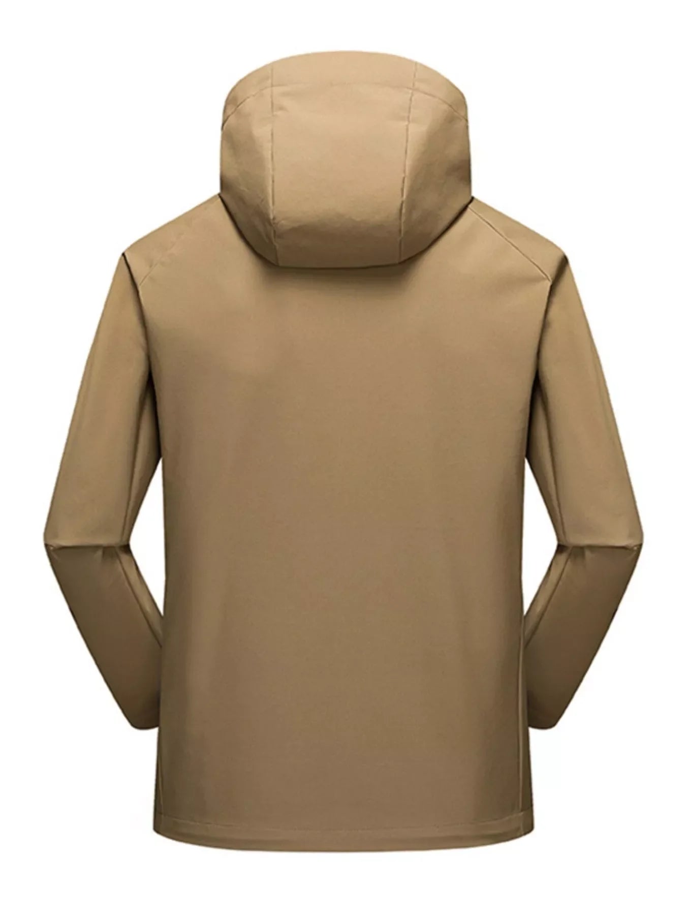 Men's Full Size Lightweight Hooded Windproof Outdoor Jacket Plus Size