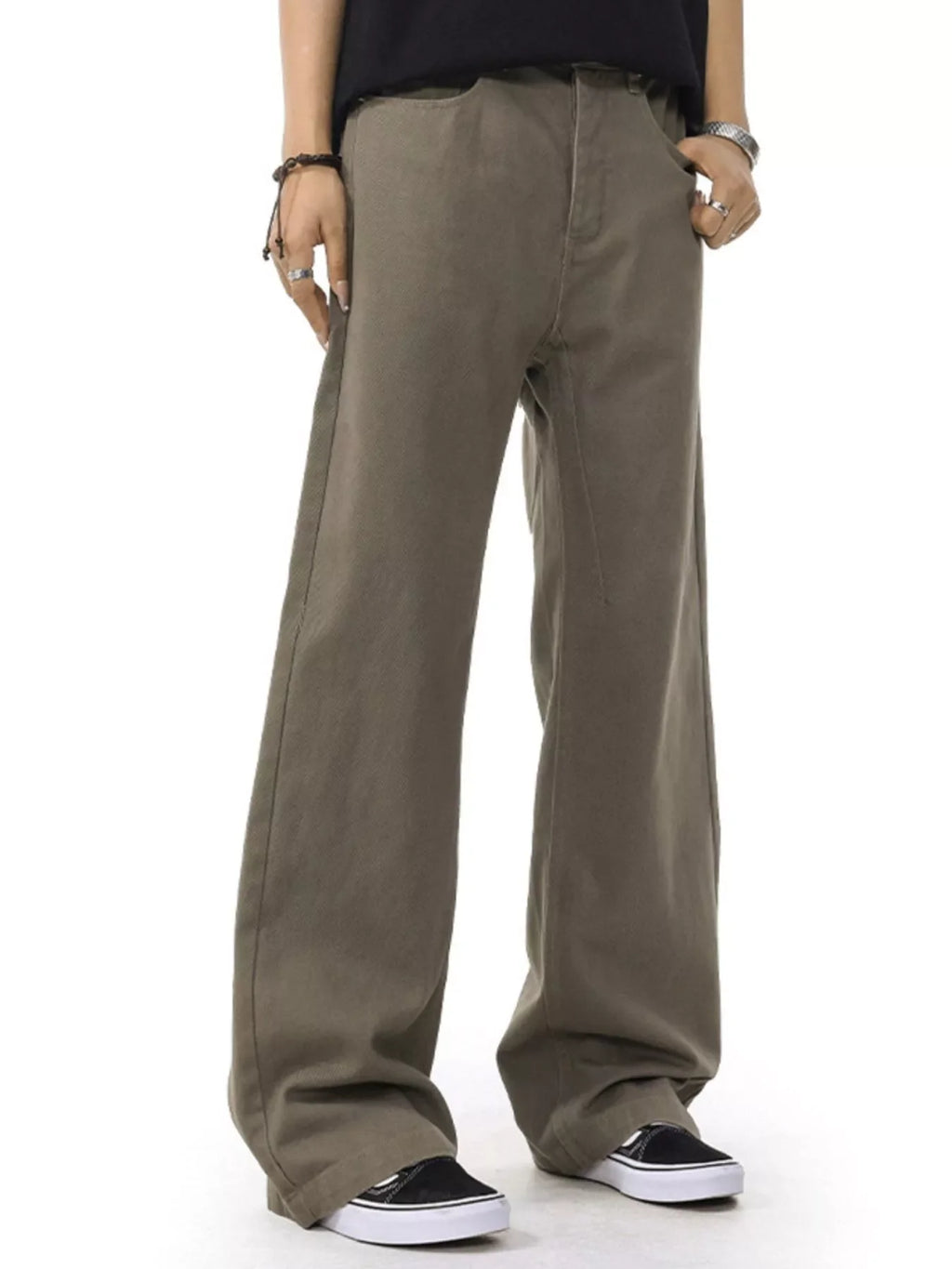 Men's Wide Leg Casual Pants