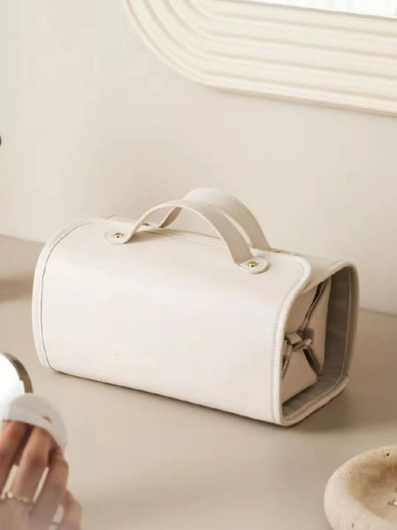 Top Handle Makeup Bag