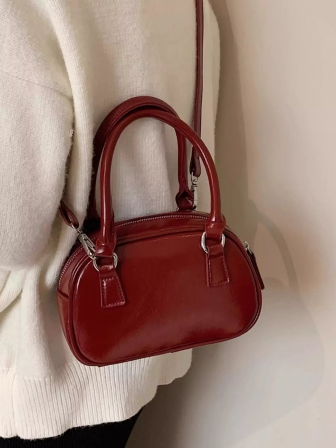 Top Handle Crossbody Bag