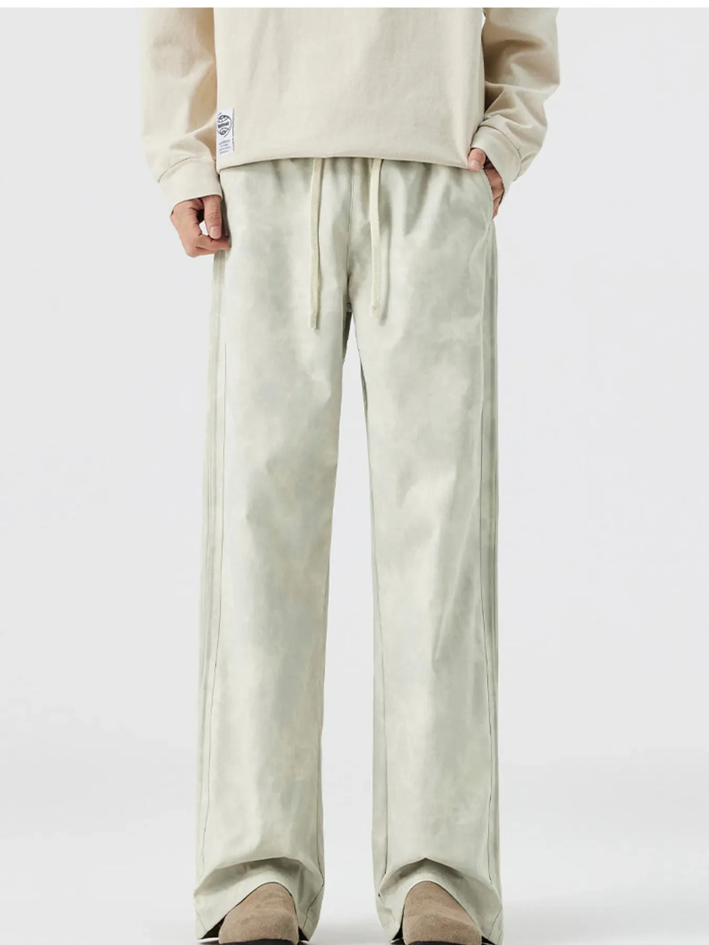 Men's Full Size Loose Fit Drawstring Pants Plus Size