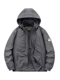 Men's Plus Size Lightweight Zip Up Hooded Jacket