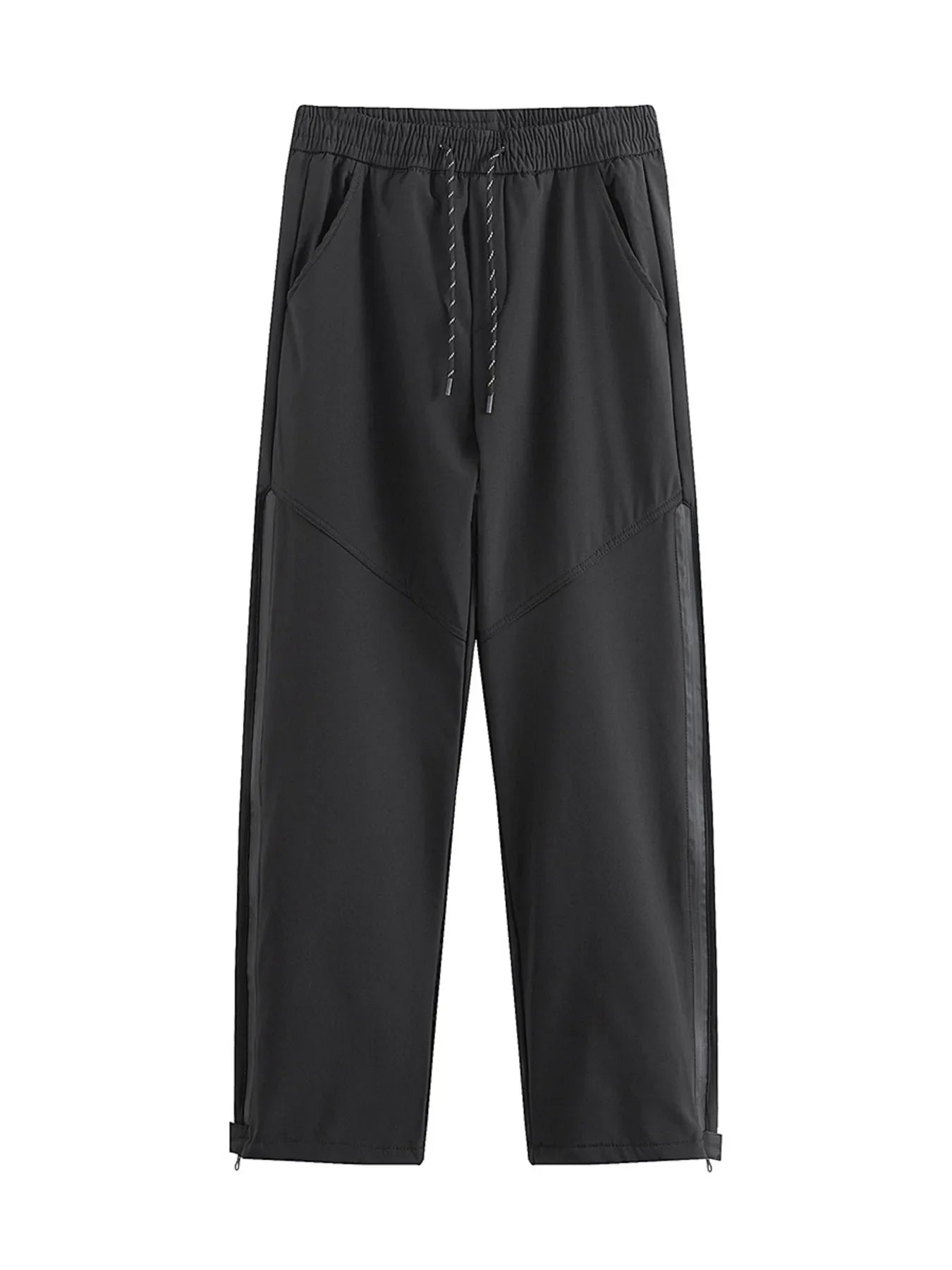 Men's Plus Size Drawstring Wide Leg Pants