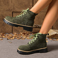Lace-Up Ankle Boots