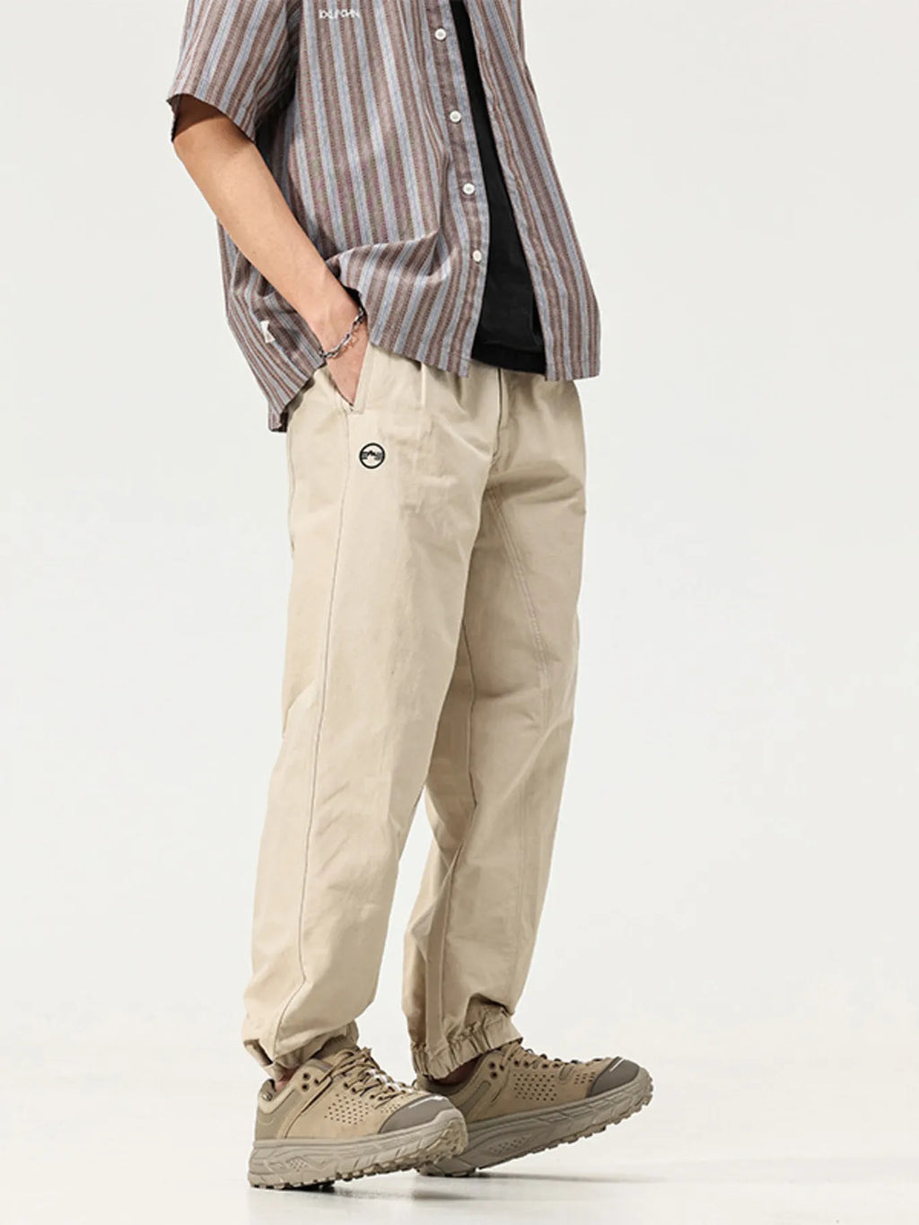 Men's Full Size Casual Loose Fit Cargo Pants Plus Size