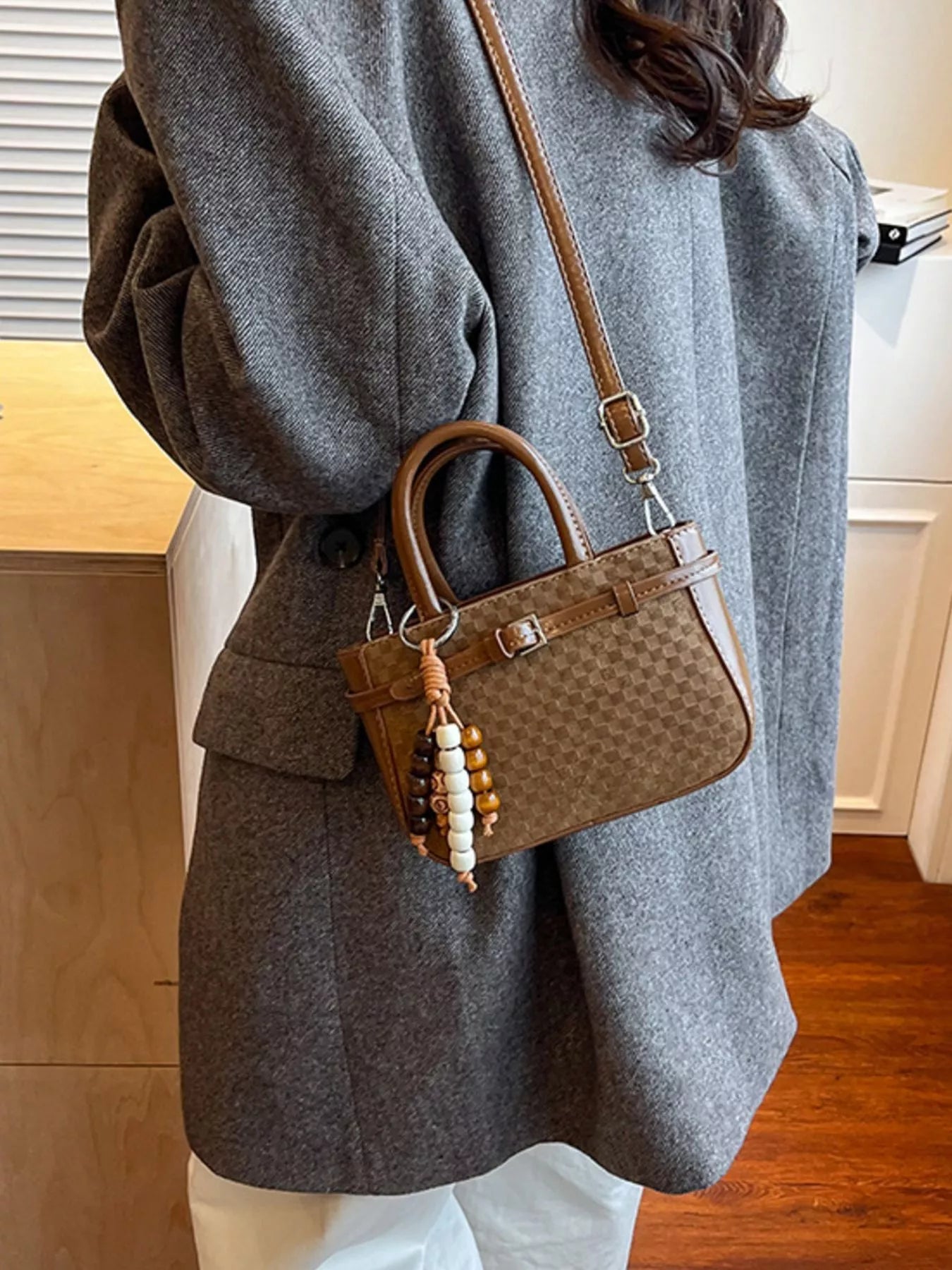 Top Handle Crossbody Bag