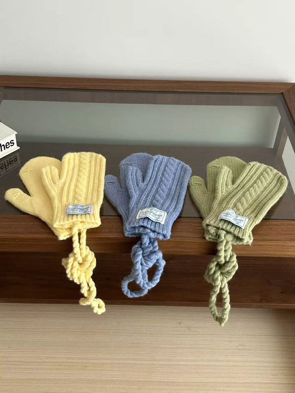 Cable Knit Warm Gloves