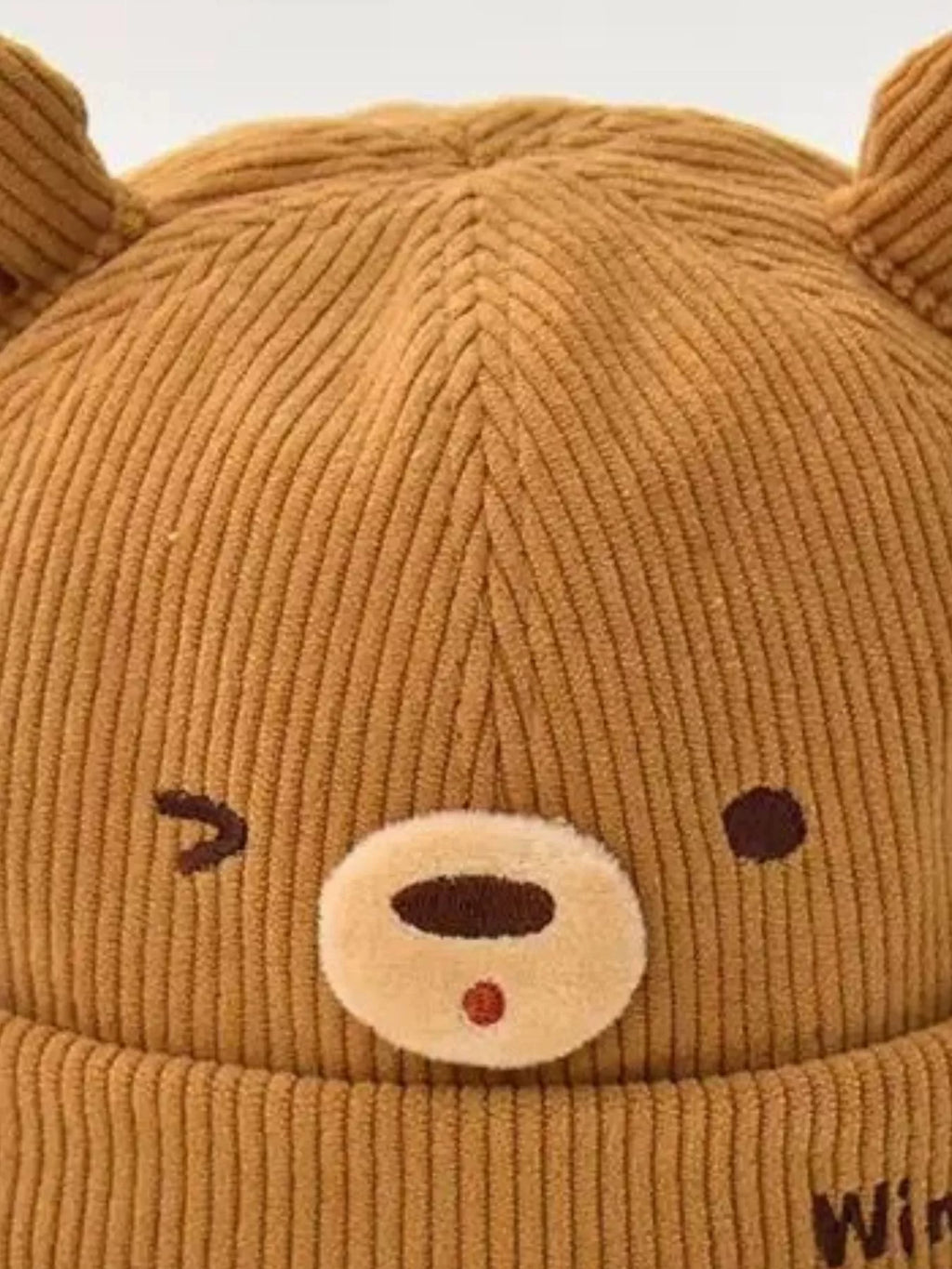 Children's Bear Ear Corduroy Hat