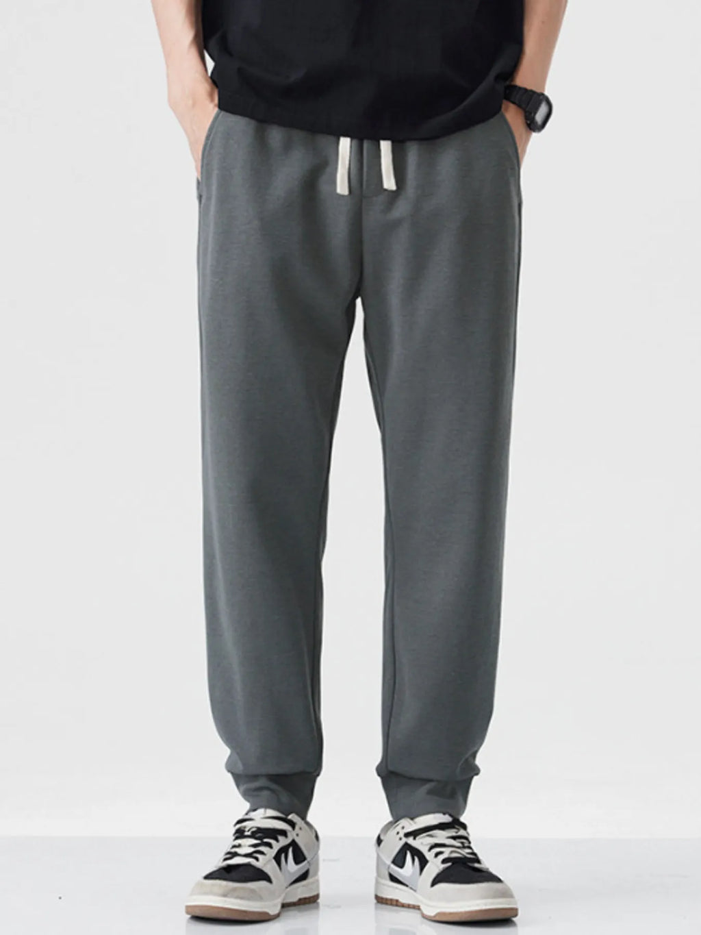 Men's Drawstring Joggers with Pockets