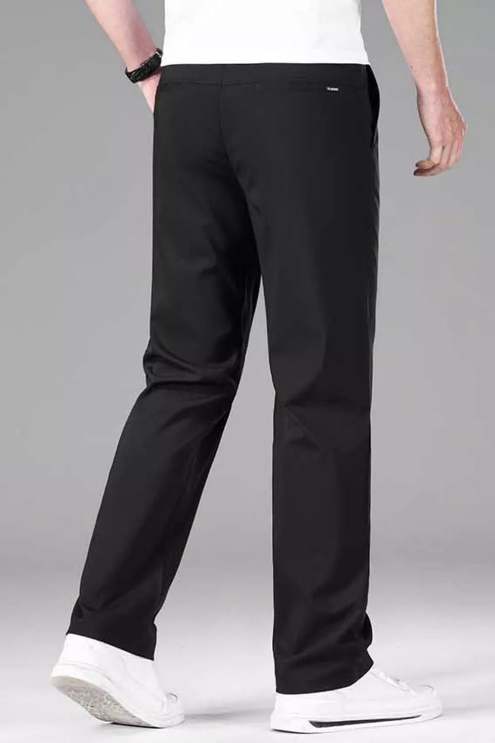 Men's Plus Size Casual Stretch Straight-Leg Pants