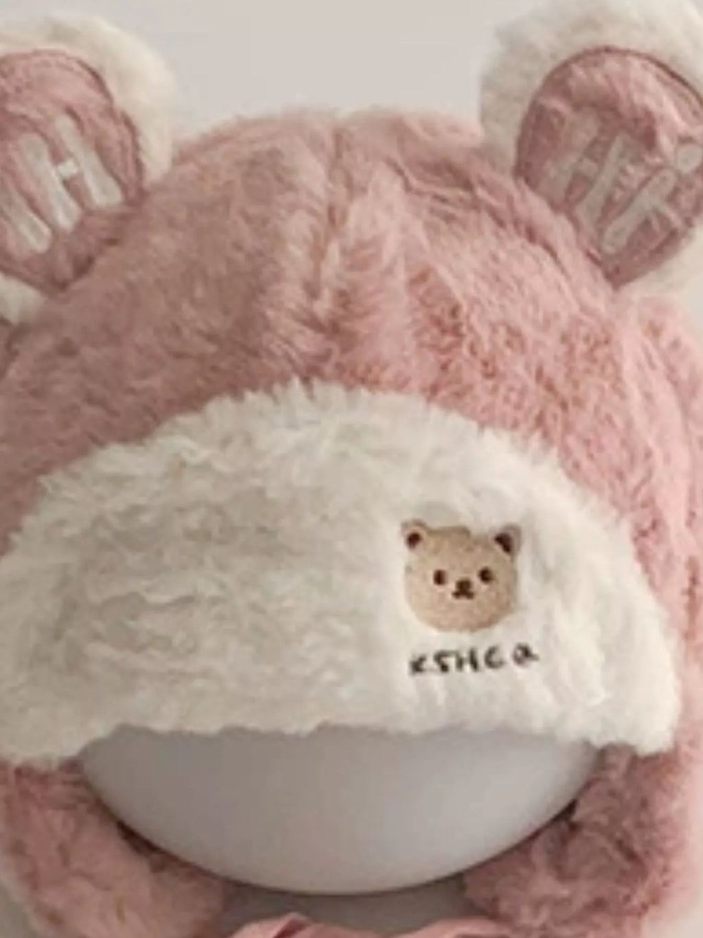 Children's Bear Ear Fluffy Hat