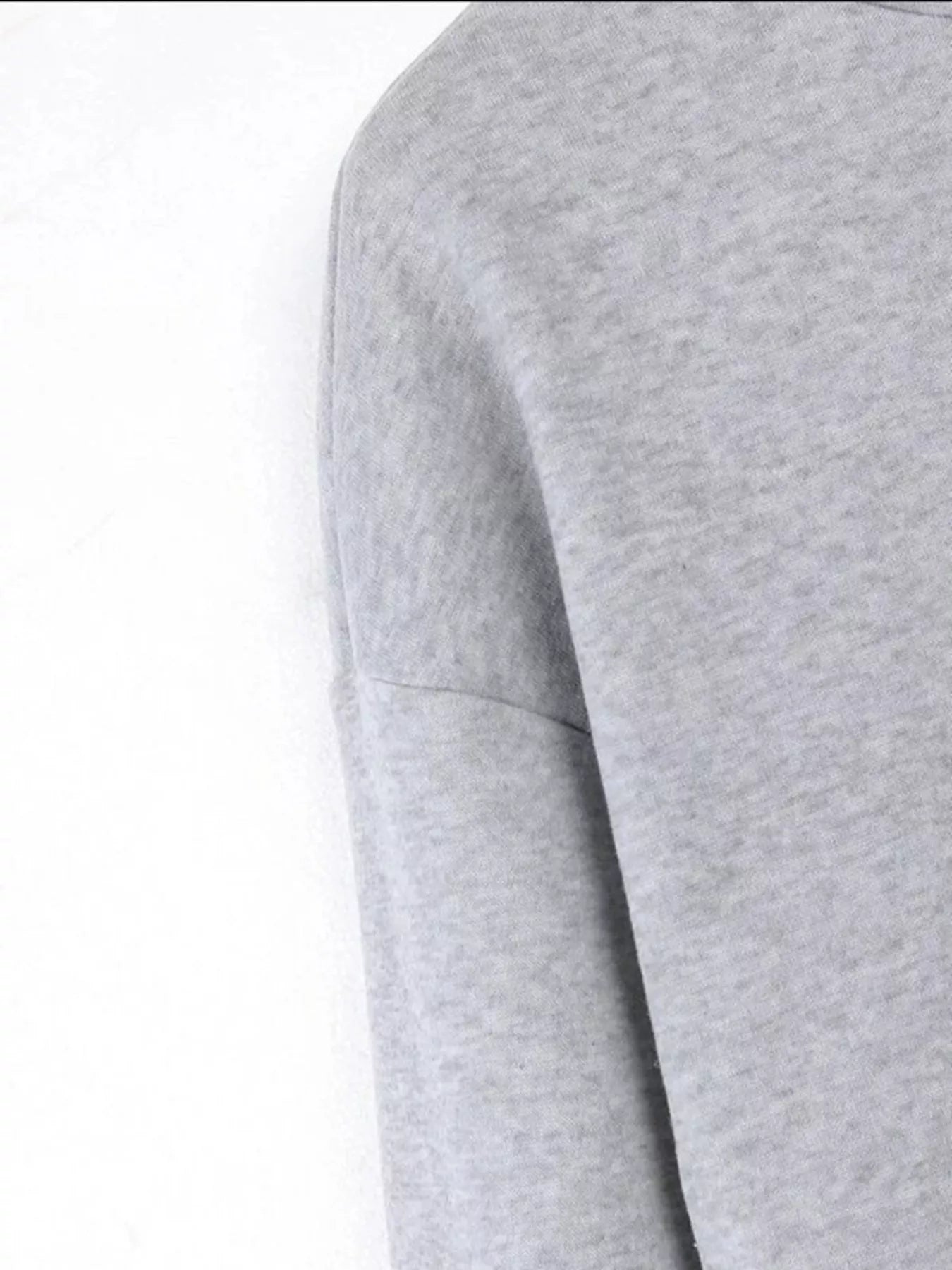 Zip-Up Collar Sweatshirt with Pocket