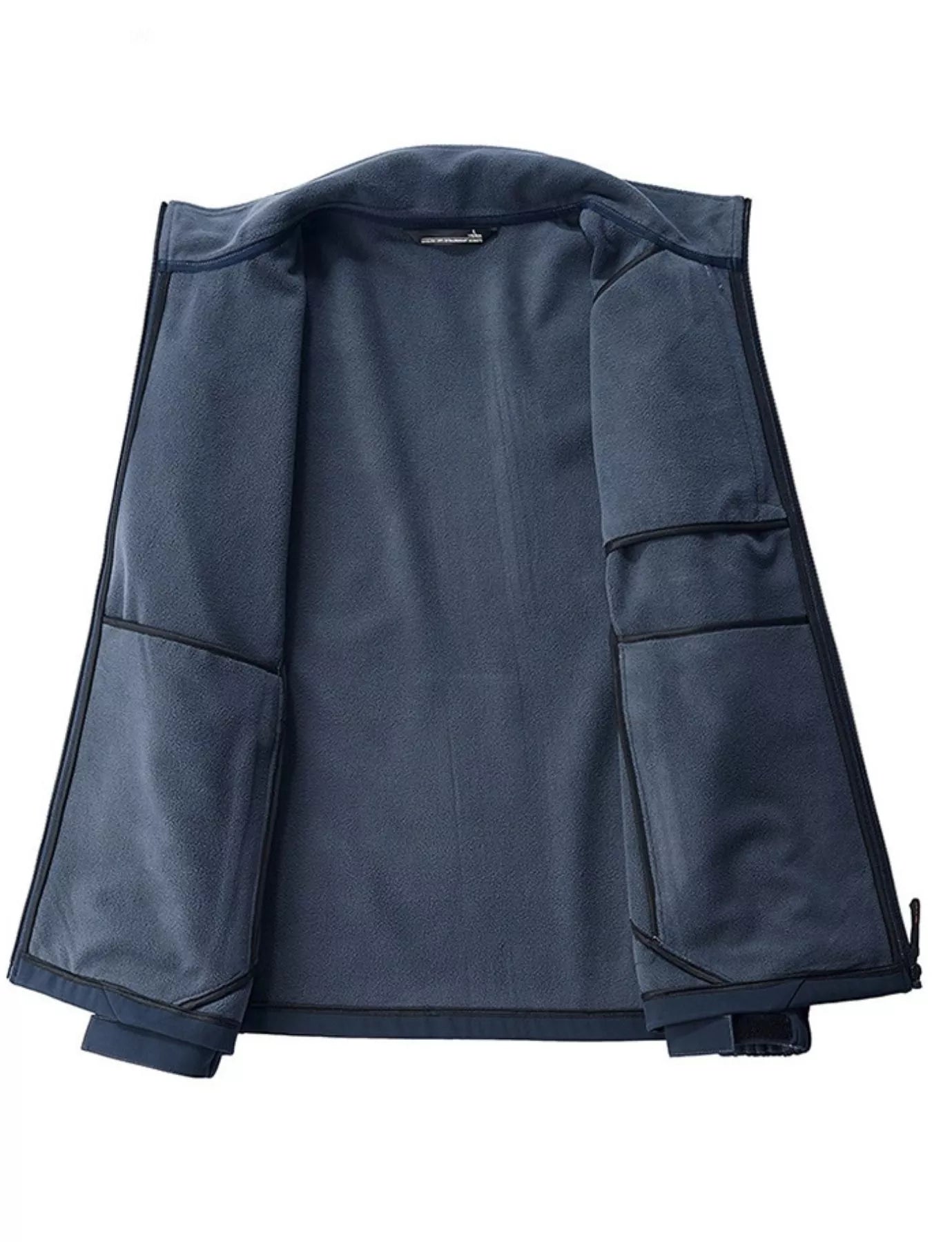 Men's Plus Size Outdoor Windproof Zip Up Jacket