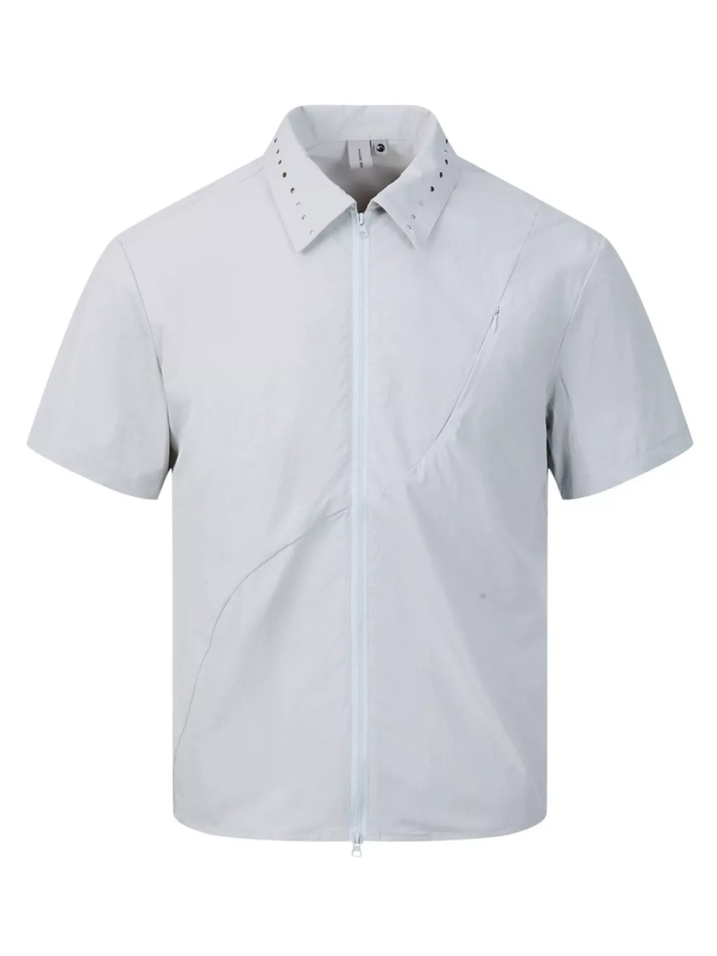 Men's Lightweight Zip-Up Short Sleeve Shirt
