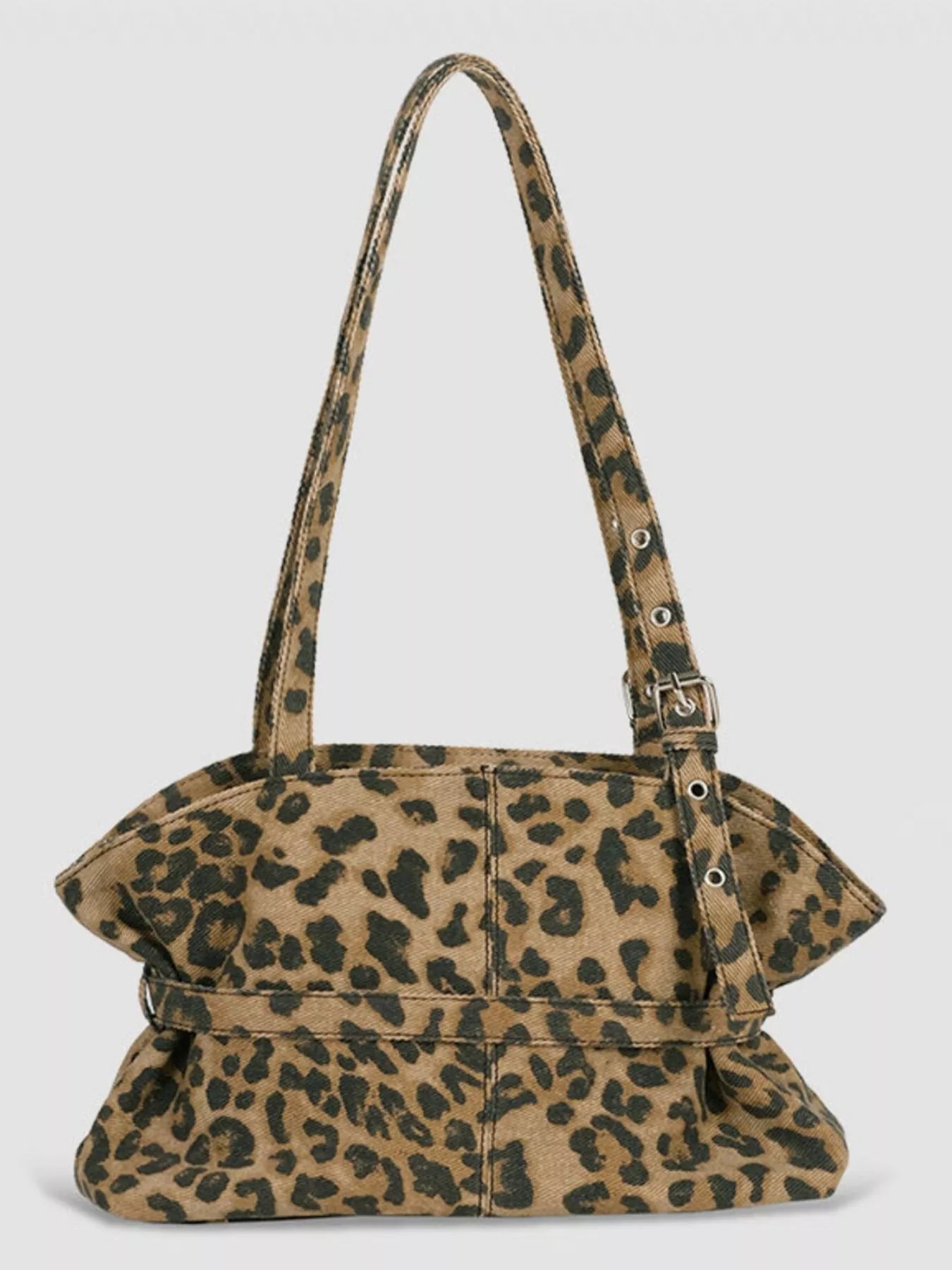 Leopard Adjustable Strap Handbag