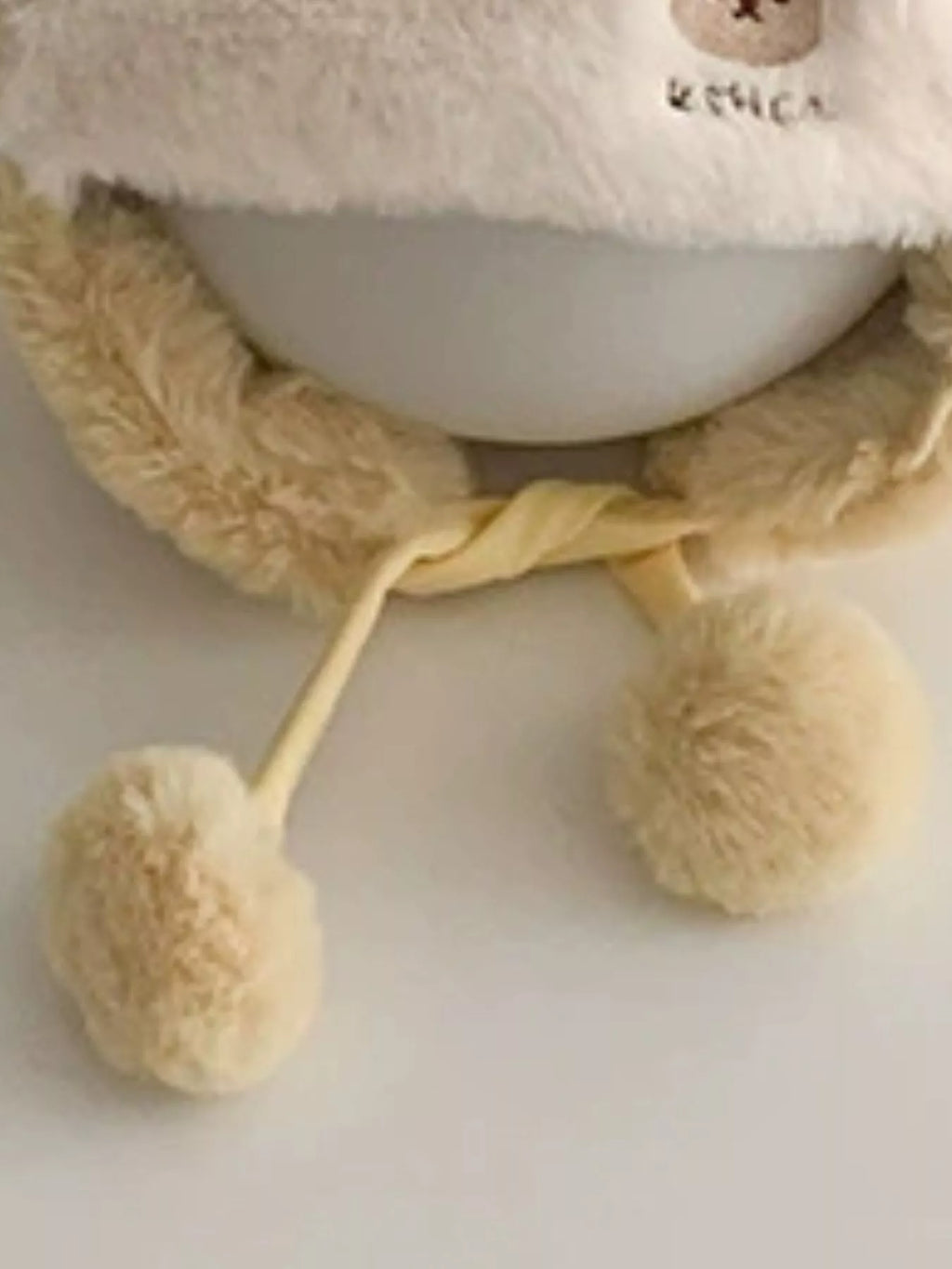 Children's Bear Ear Fluffy Hat