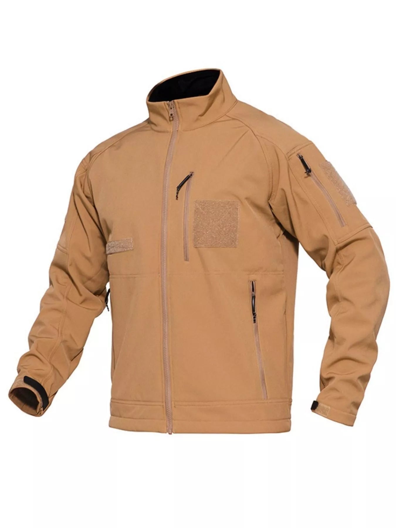 Men's Plus Size Zip Up Long Sleeve Jacket