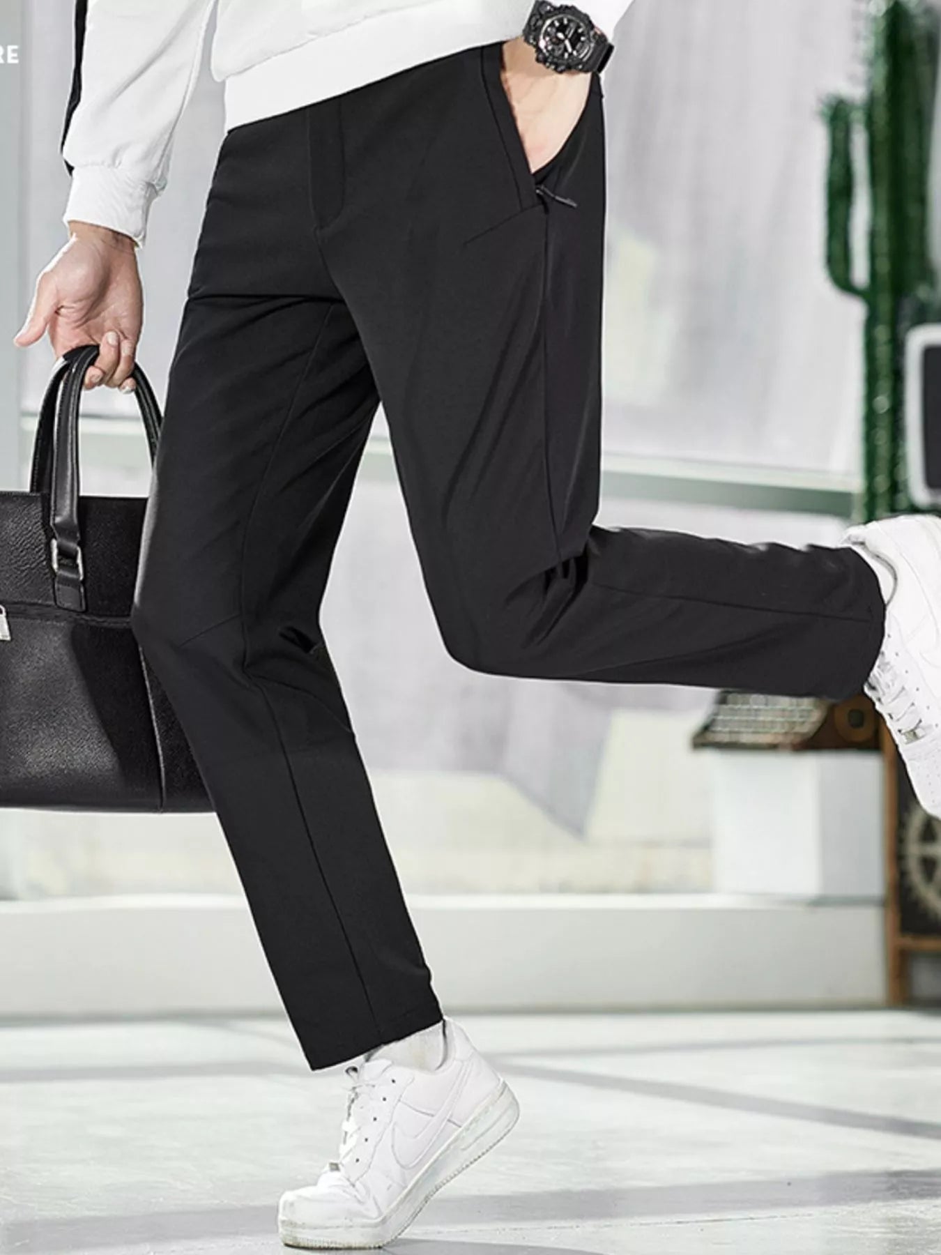 Men's Plus Size Slim-Fit Pants