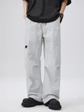 Men's Lightweight Drawstring Wide-Leg Pants