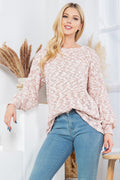 Low Gage Knit Pullover Sweater