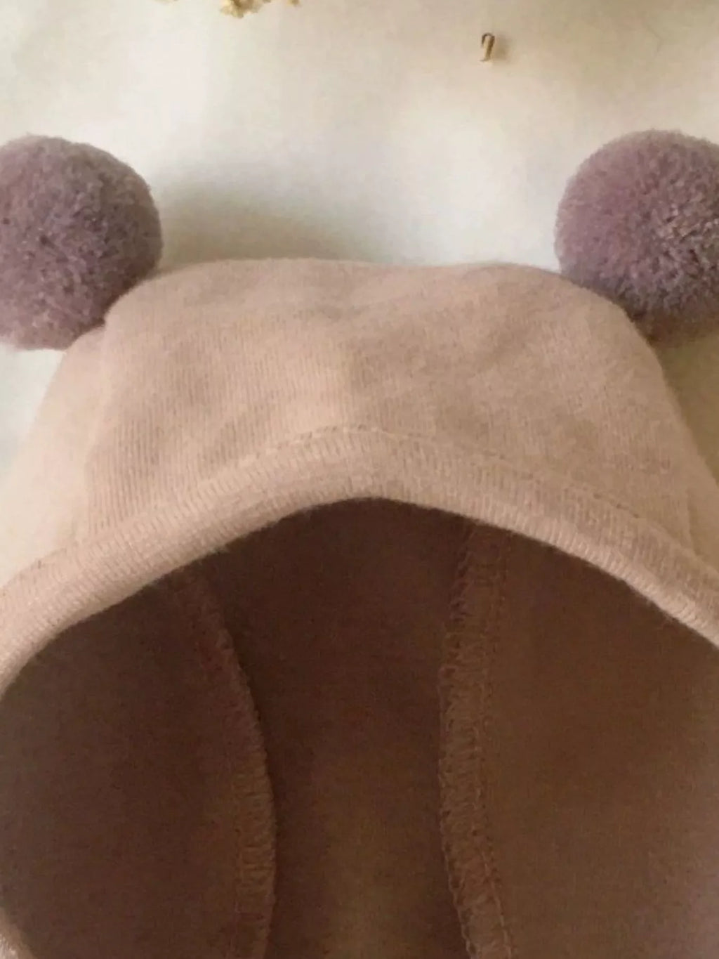 Children's Bear Pom-Pom Hat