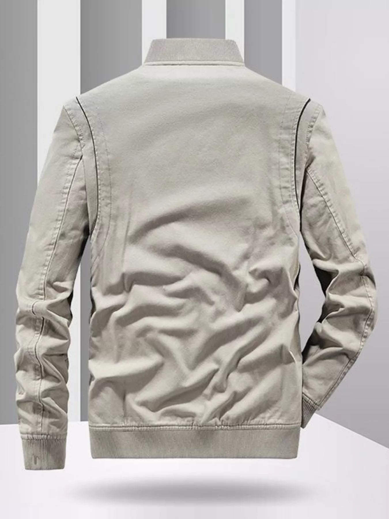 Men's Plus Size Casual Lightweight Bomber Jacket