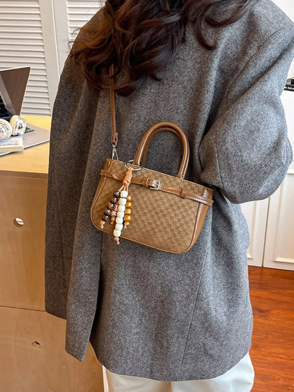 Top Handle Crossbody Bag