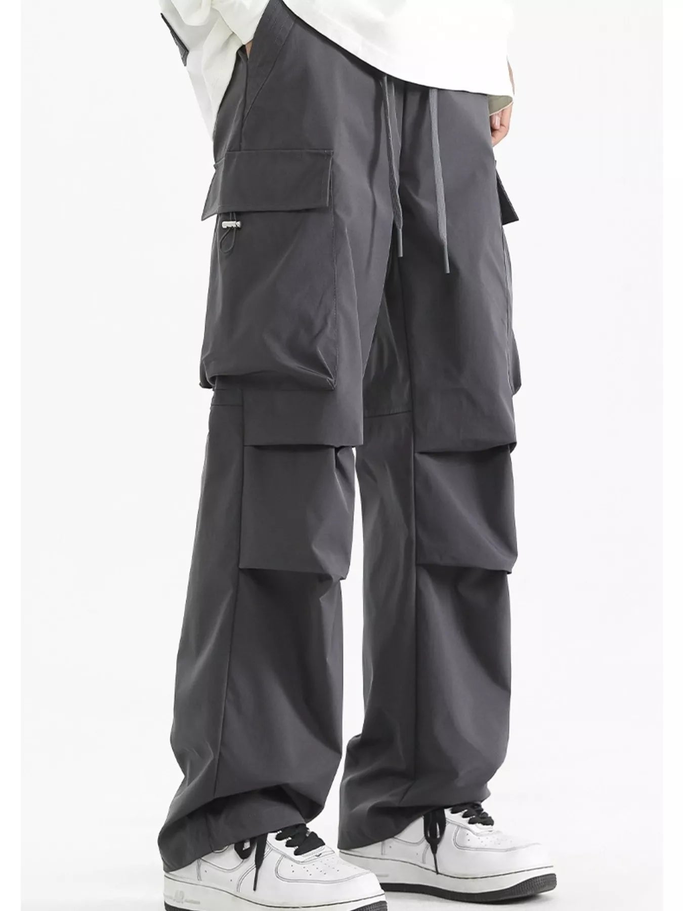 Men's Plus Size Multi-Pocket Cargo Waterproof Pants