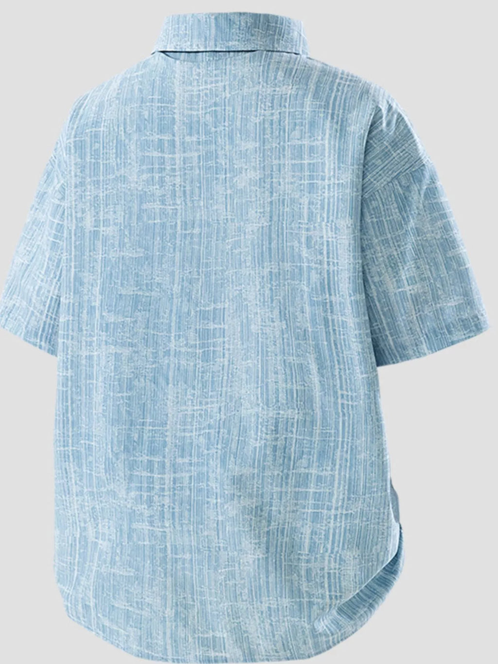 Men's Plus Size Casual Short Sleeve Shirt