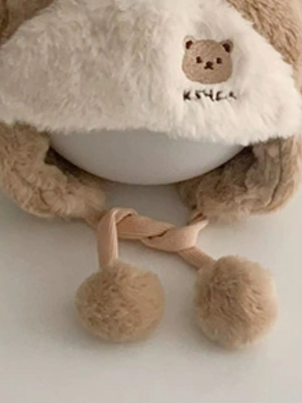 Children's Bear Ear Fluffy Hat