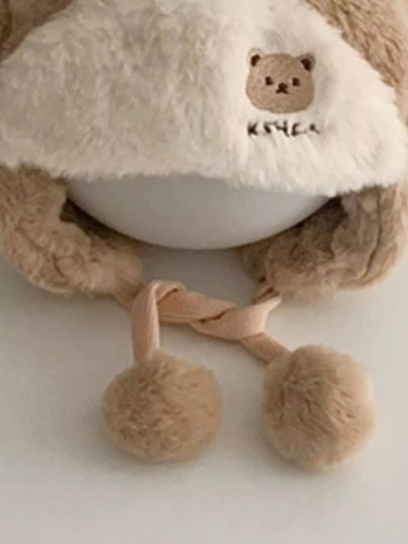 Children's Bear Ear Fluffy Hat
