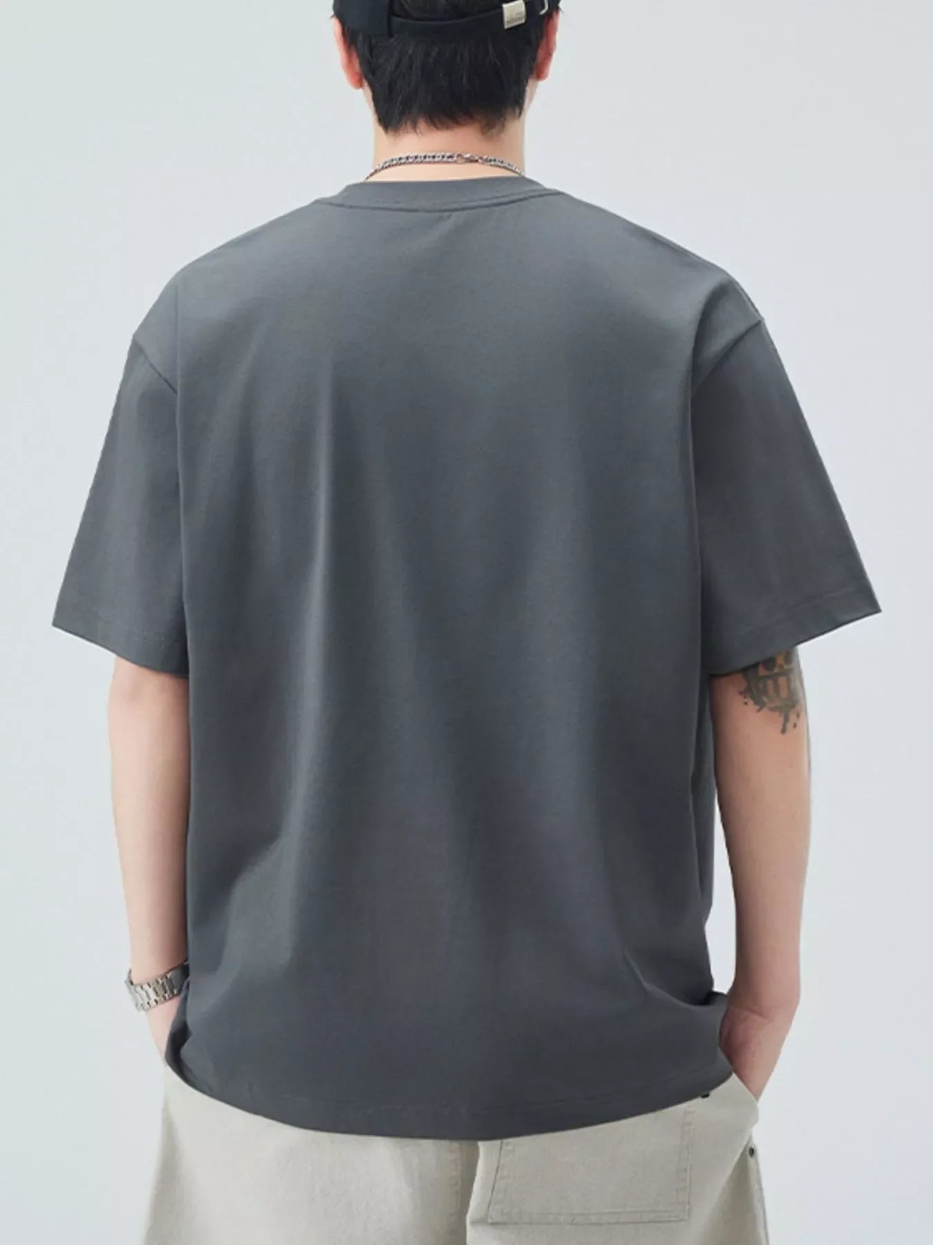 Men's Plus Size Casual Round Neck T-Shirt