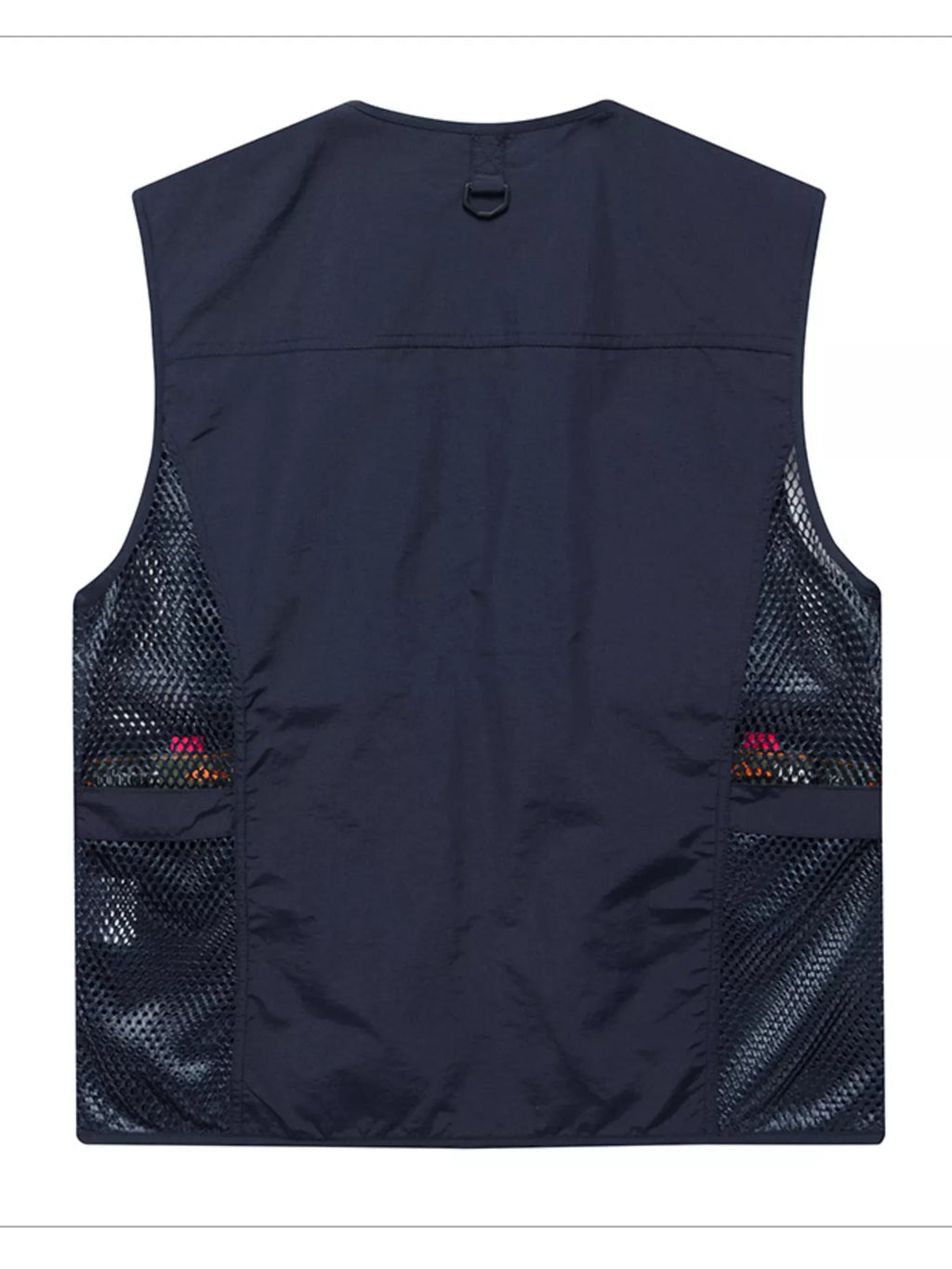 Men's Full Size Multi-Pocket Breathable Vest Plus Size