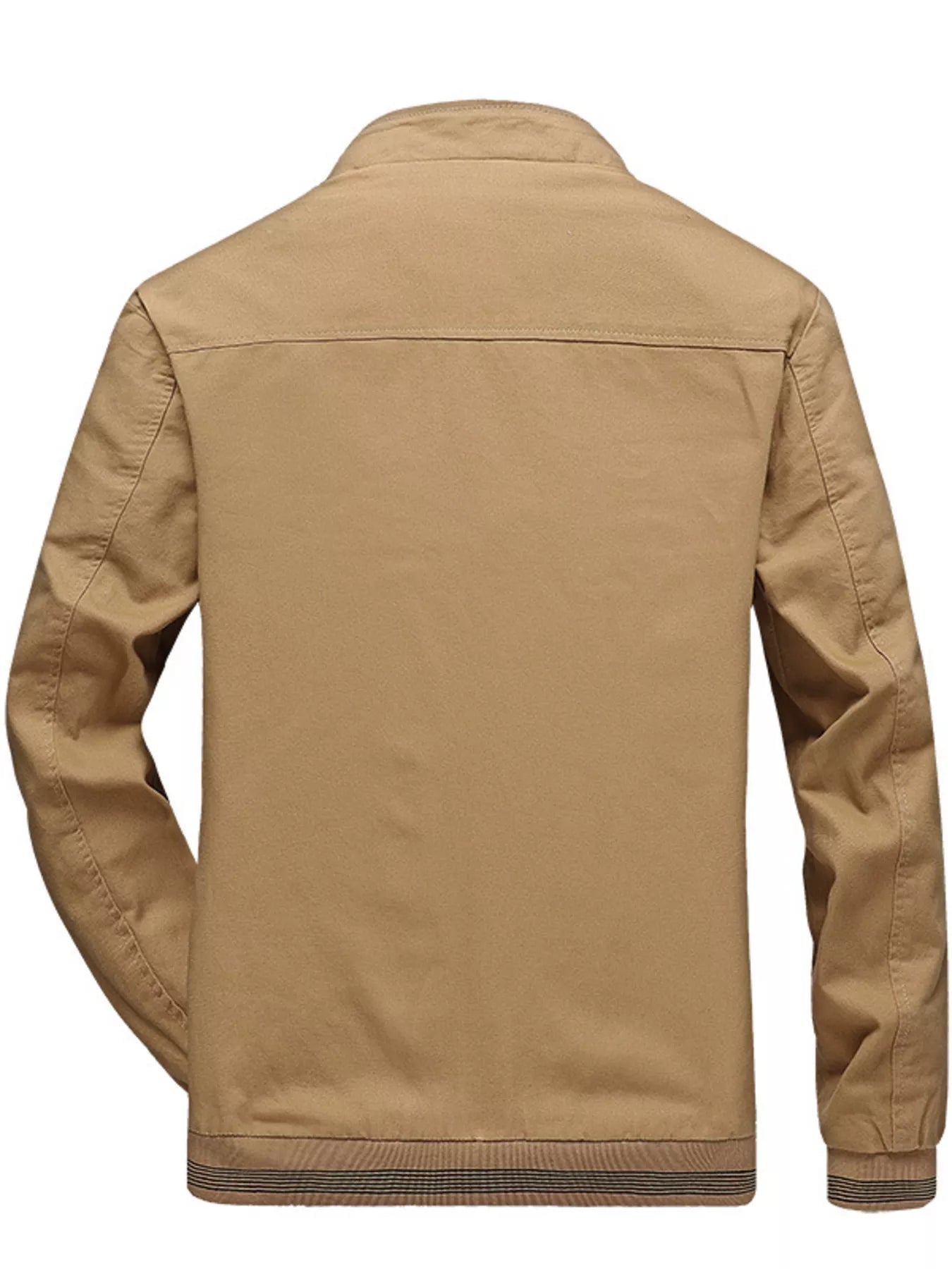 Men's Plus Size Casual Stand Collar Lightweight Jacket