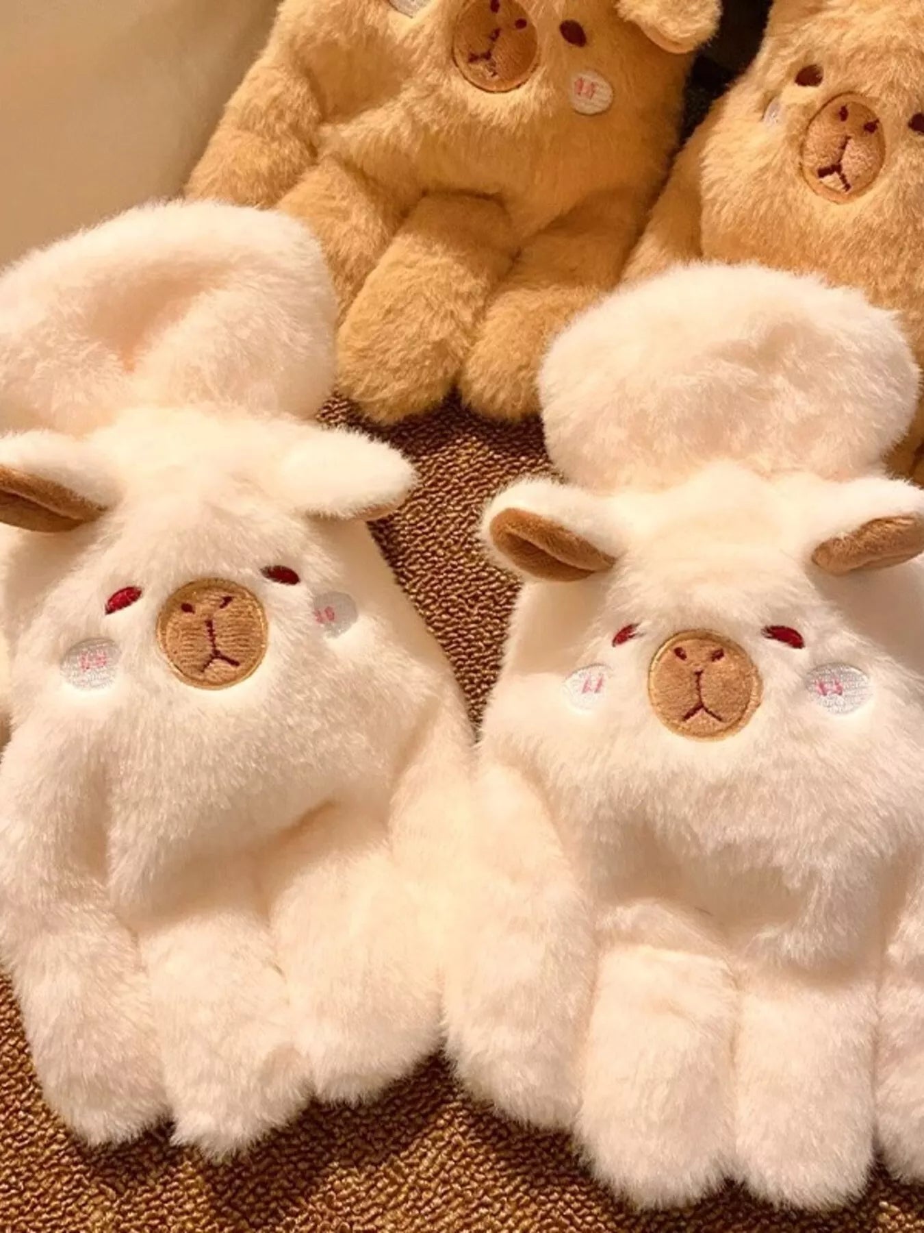 Cartoon Animal Plush Gloves