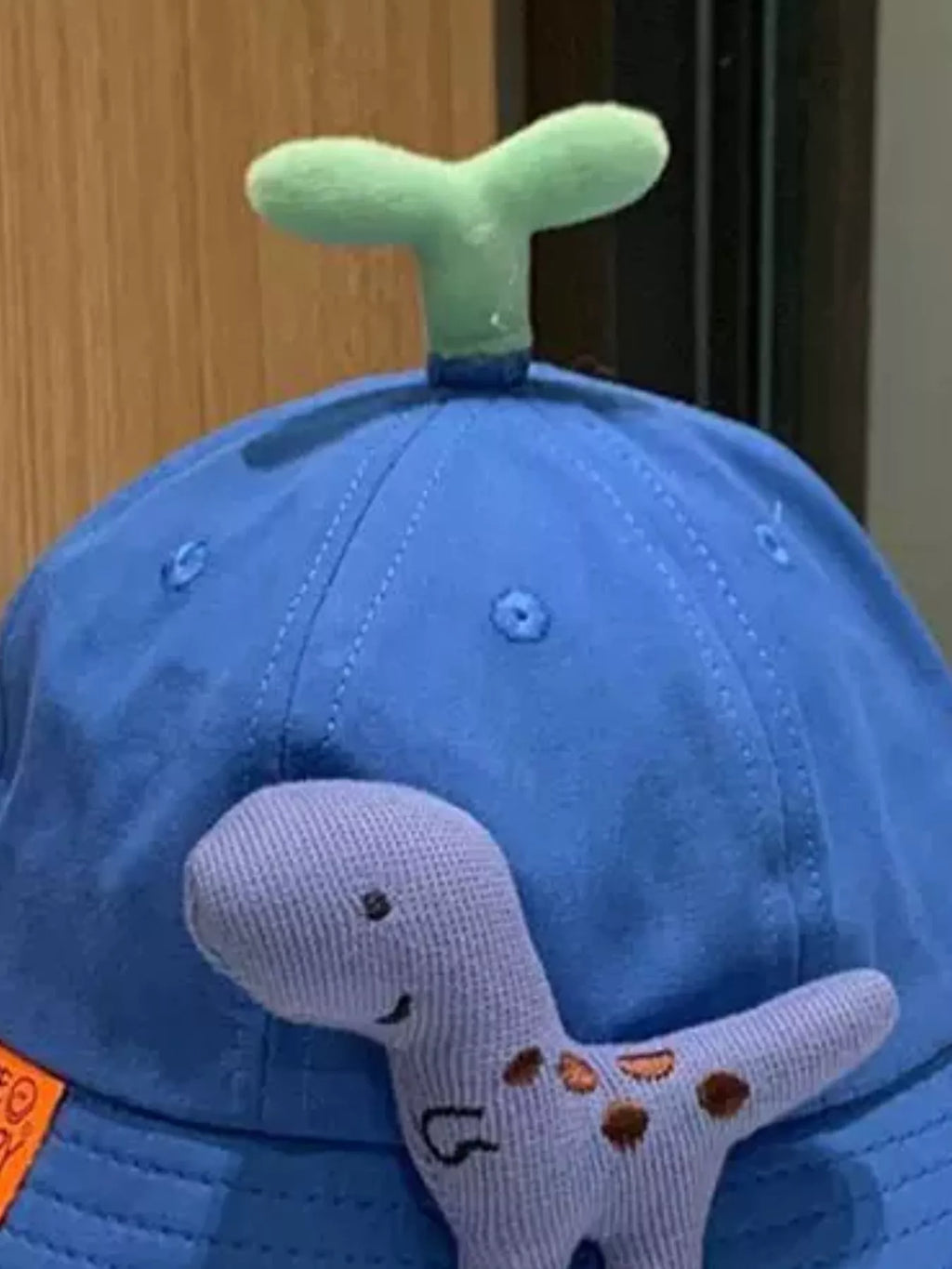 Children's Dinosaur & Sprout Decor Bucket Hat