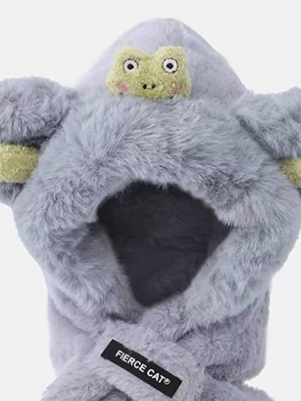 Children's Frog Plush Scarf Hat