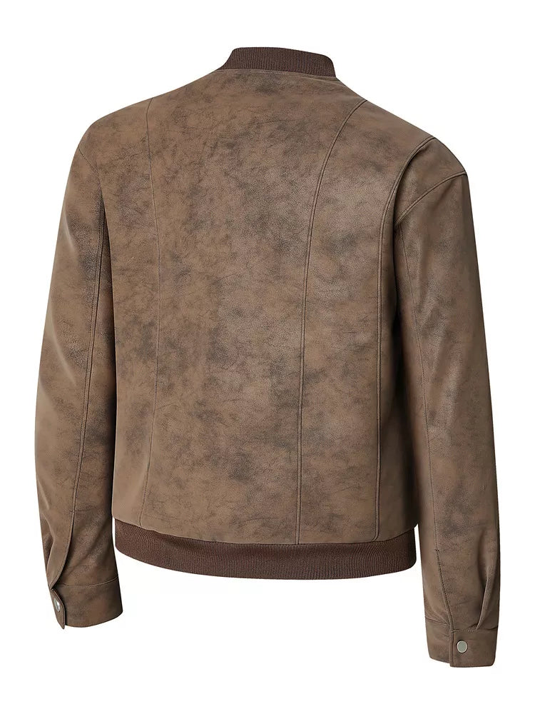 Men's Plus Size Zip Up Long Sleeve Jacket
