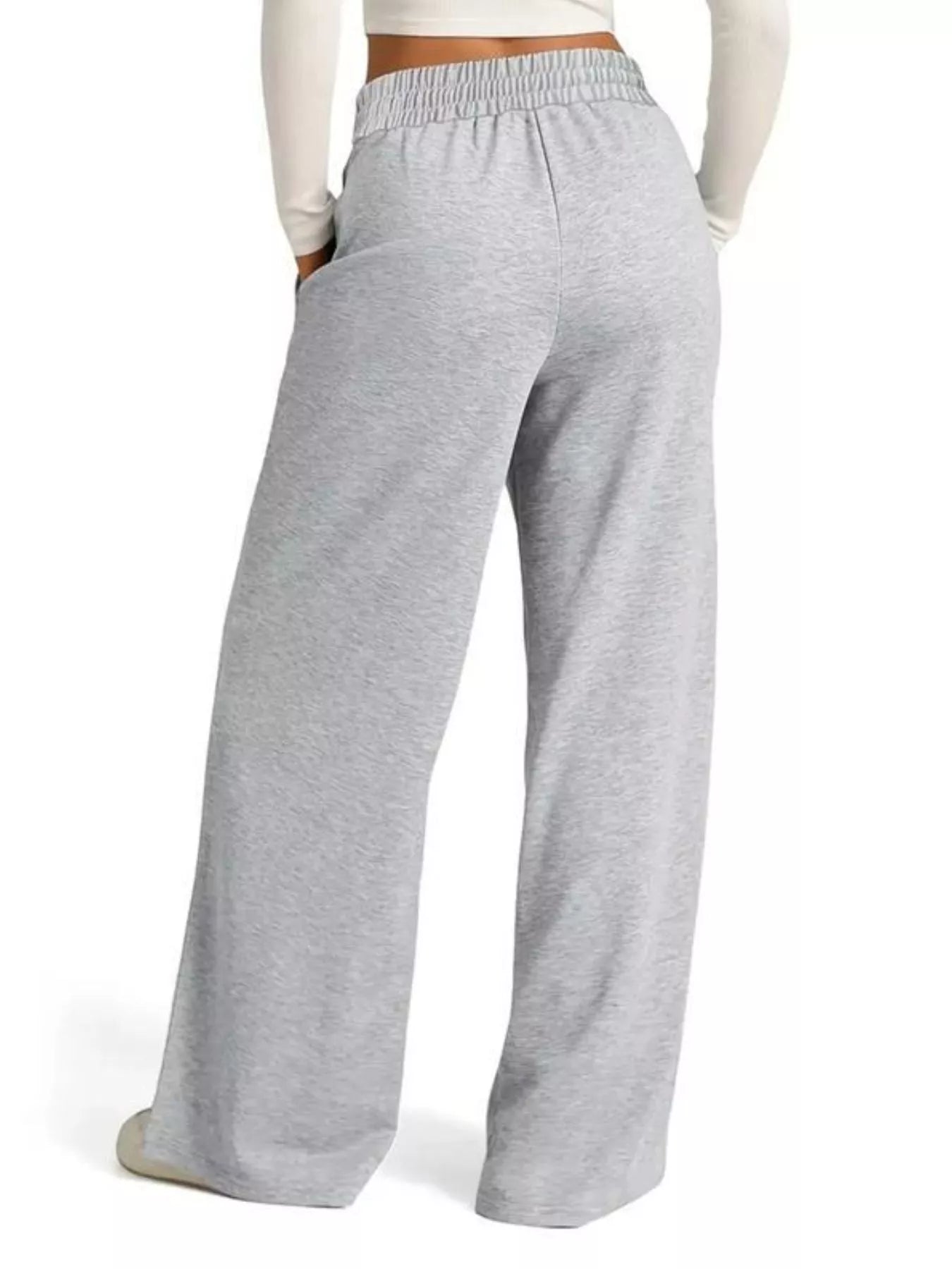 Drawstring Wide Leg Pants