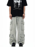 Men's Wash Multi-Pocket Cargo Pants