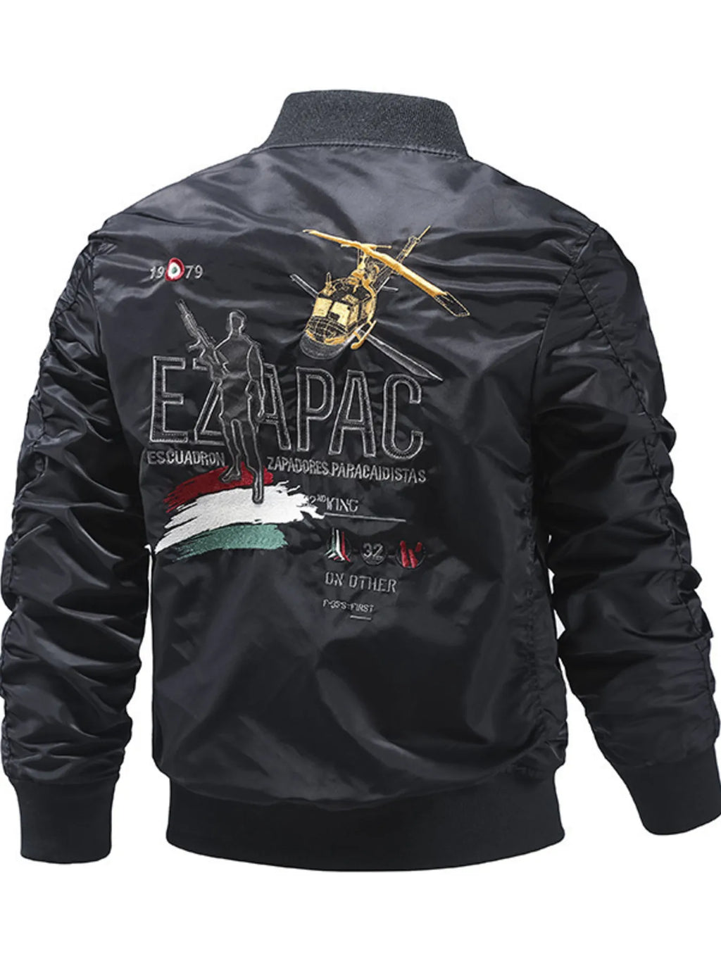 Men's Plus Size Zip Up Bomber Jacket