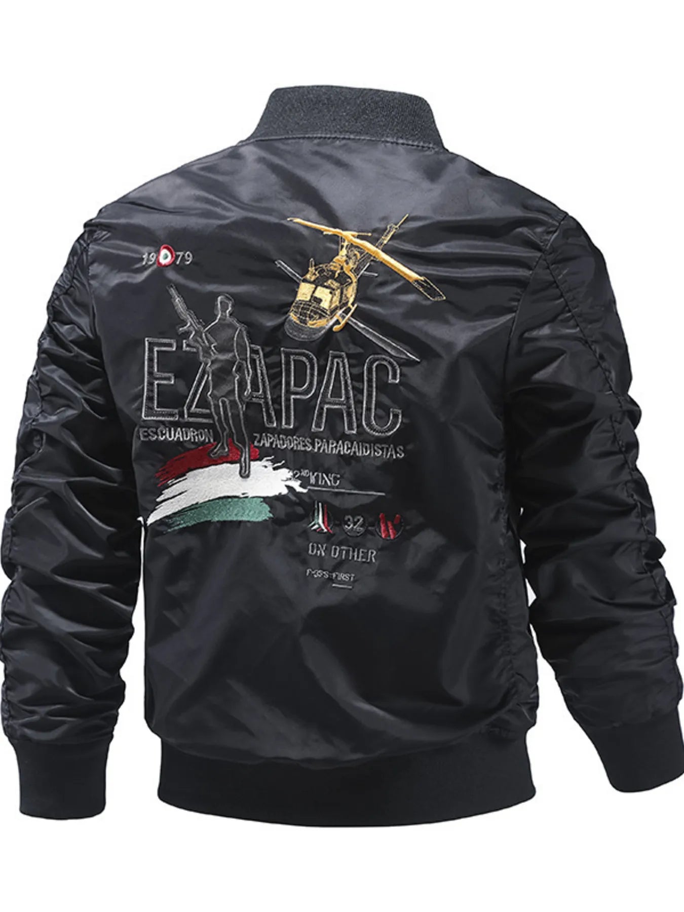 Men's Plus Size Zip Up Bomber Jacket