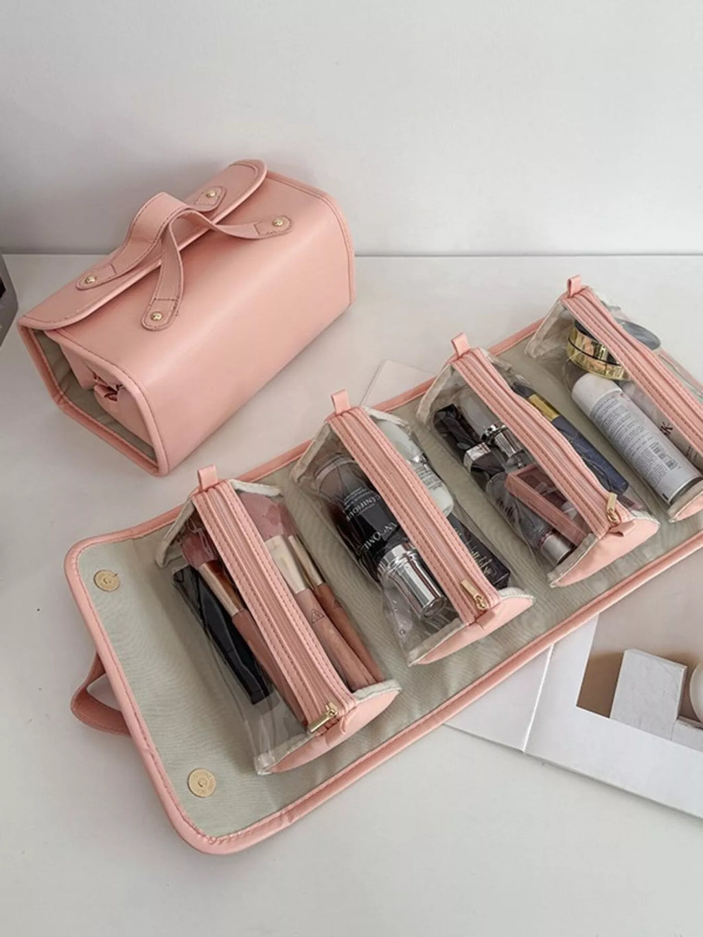 Top Handle Makeup Bag