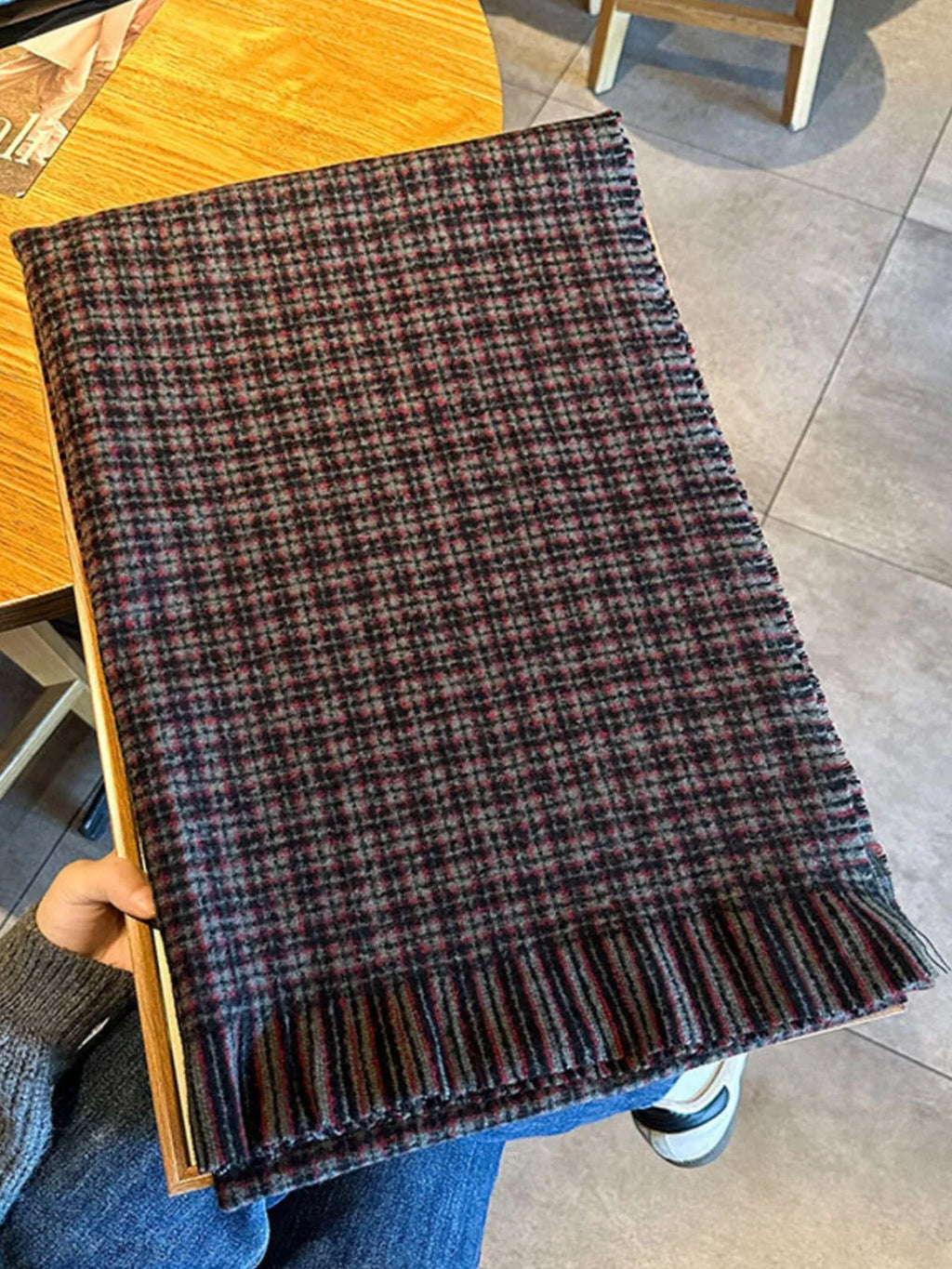 Plaid Warm Scarf