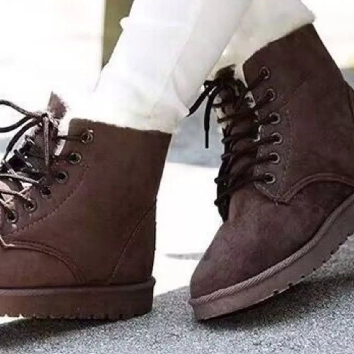 Lace-Up Ankle Boots