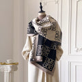 Raw Hem Winter Scarf