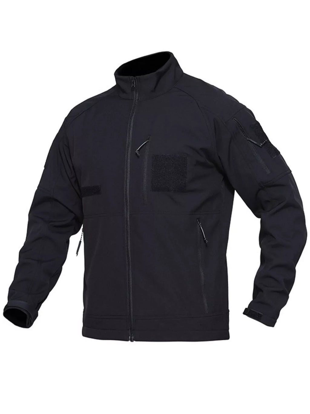 Men's Plus Size Zip Up Long Sleeve Jacket