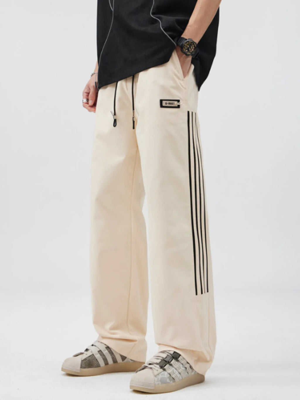 Men's Full Size Casual Wide Leg Pants Plus Size