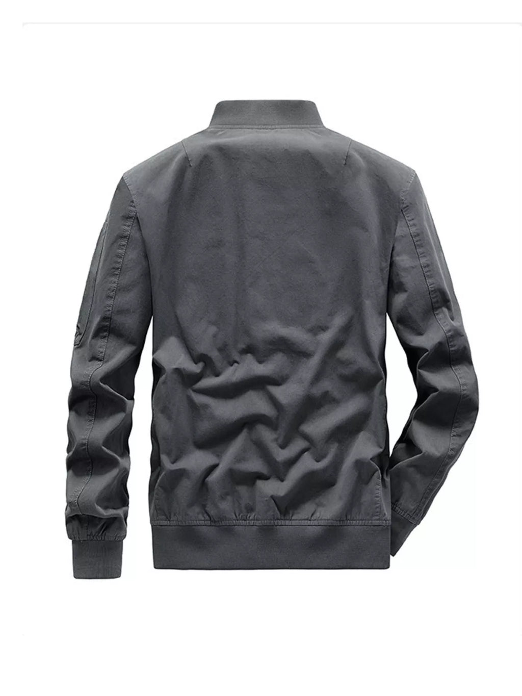 Men's Plus Size Casual Lightweight Bomber Jacket